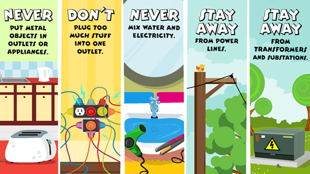 Image result for electrical safety for kids